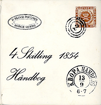 Block Poulsen / Lund: 4 Skilling 1854 Håndbog