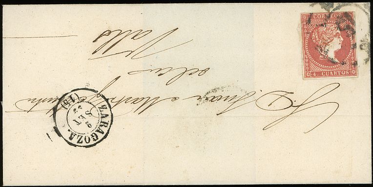 Postfälschung auf Brief