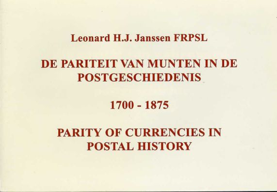 Janssen: De Pariteit van Munten in de Postgeschiedenis / 1700–1875