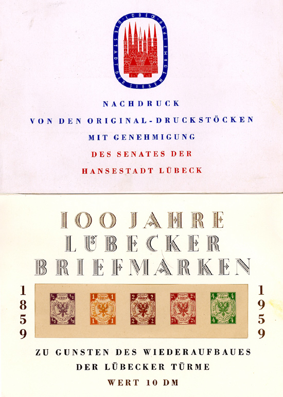 Lübeck: Neudruck 1959