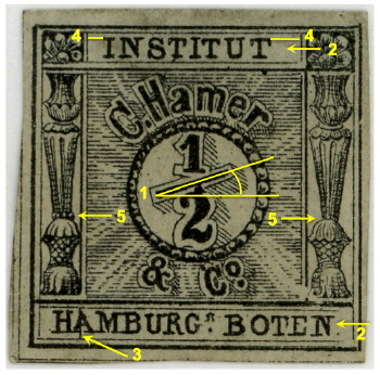 Hamburger Boteninstitute, C. Hamer & Co.: Fälschung Dieks Nr. 4