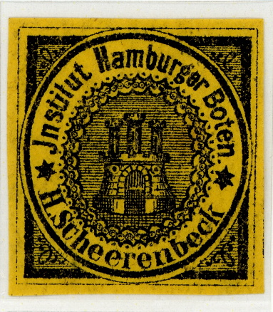 Hamburger Boteninstitute, H. Scheerenbeck, 1. Ausgabe, Fälschung Dieks 1