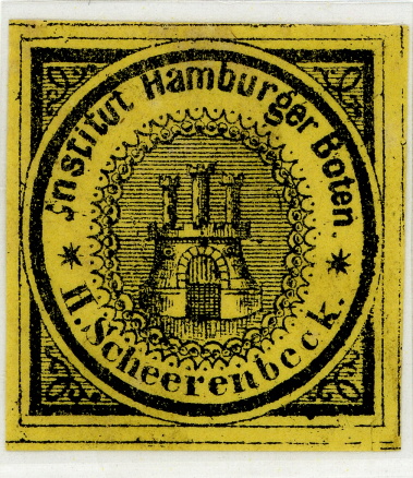 Hamburger Boteninstitute, H. Scheerenbeck, 1. Ausgabe, Fälschung Dieks 3