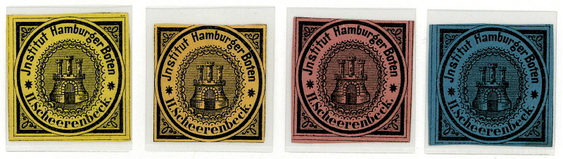 Hamburger Boteninstitute, H. Scheerenbeck, 1. Ausgabe, Originale