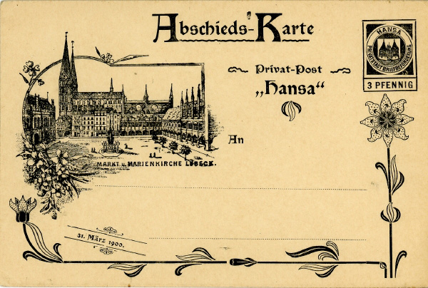Lübeck Karte MzE Nr. 8
