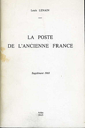 Lenain: La Poste de l’Ancienne France – Supplément