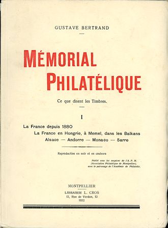 Bertrand: Mémorial Philatélique