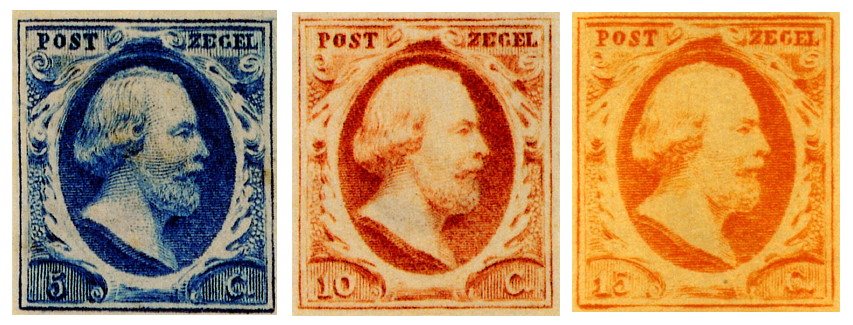 Erste Ausgabe der Niederlande 1852